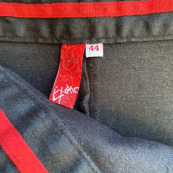 Exotic Women’s Straight Knee Linen Blend Skirt - Picture 3 of 8